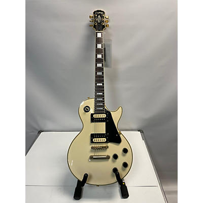 Epiphone Used Epiphone Les Paul Custom Vintage White Solid Body Electric Guitar