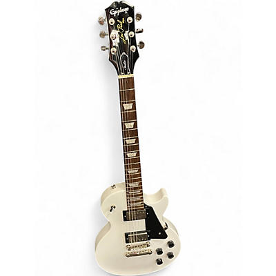 Used Epiphone Les Paul Custom WHITE Solid Body Electric Guitar