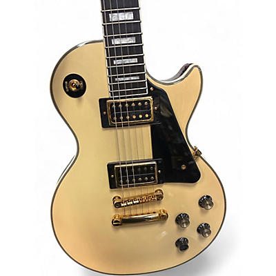Used Epiphone Les Paul Custom WHITE Solid Body Electric Guitar