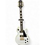 Used Epiphone Les Paul Custom WHITE  Solid Body Electric Guitar WHITE