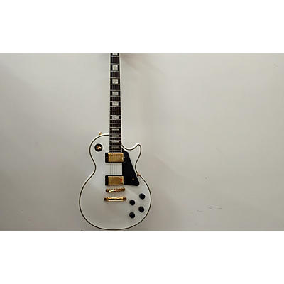 Epiphone Used Epiphone Les Paul Custom White Solid Body Electric Guitar