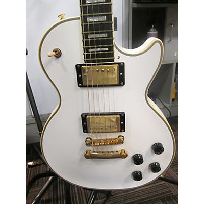 Epiphone Used Epiphone Les Paul Custom White Solid Body Electric Guitar