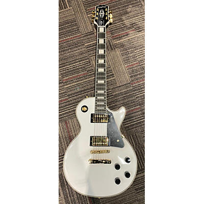 Epiphone Used Epiphone Les Paul Custom White Solid Body Electric Guitar