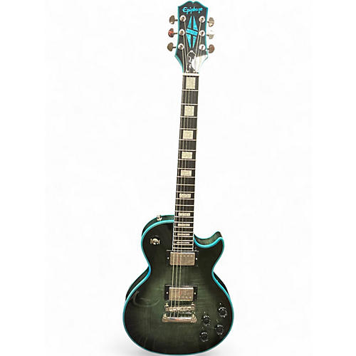 Used Epiphone Les Paul Custom Widow Indigo Burst Solid Body Electric Guitar Indigo Burst