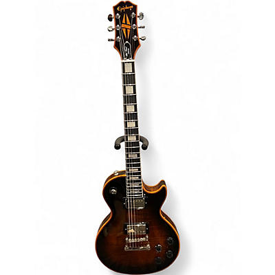 Used Epiphone Les Paul Custom Widow Orange Burst Solid Body Electric Guitar