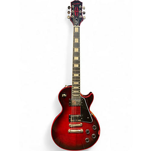 Used Epiphone Les Paul Custom Widow Red to Black Fade Solid Body Electric Guitar Red to Black Fade