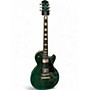 Used Epiphone Les Paul Custom Widow Turquoise Solid Body Electric Guitar Turquoise