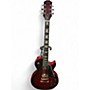 Used Epiphone Les Paul Custom Widow transparent red Solid Body Electric Guitar transparent red