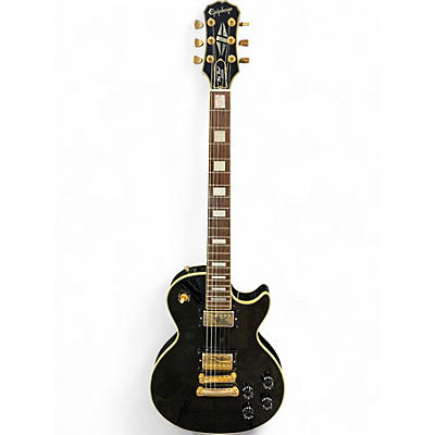Used Epiphone Les Paul Custom black Solid Body Electric Guitar