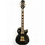 Used Epiphone Les Paul Custom black Solid Body Electric Guitar black