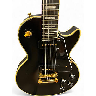 Used Epiphone Les Paul Custom p90 Black Solid Body Electric Guitar