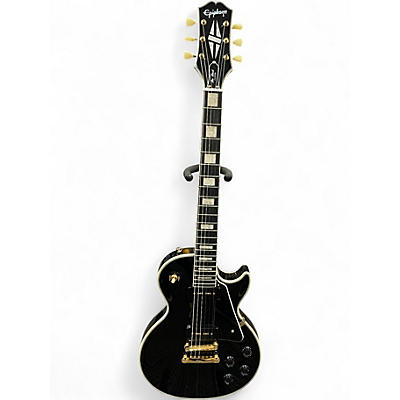 Used Epiphone Les Paul Custom p90 Black Solid Body Electric Guitar