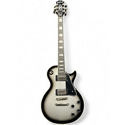 Used Epiphone Les Paul Custom silver burst Solid Body Electric Guitar