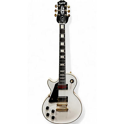 Epiphone Used Epiphone Les Paul Custom white Solid Body Electric Guitar