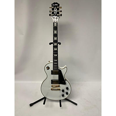 Epiphone Used Epiphone Les Paul Cutom Alpine White Solid Body Electric Guitar