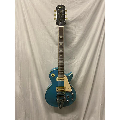 Epiphone Used Epiphone Les Paul Deluxe Blue Metallic Solid Body Electric Guitar