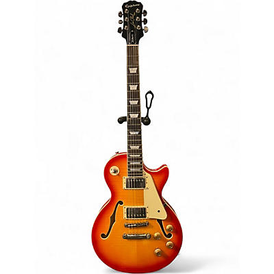 Used Epiphone Les Paul ES Cherry Sunburst Hollow Body Electric Guitar