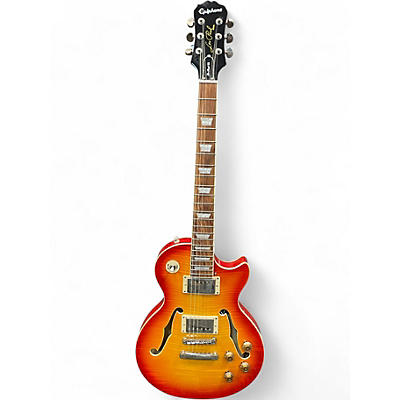 Used Epiphone Les Paul ES Pro Faded Cherry Hollow Body Electric Guitar