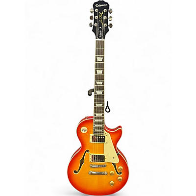 Used Epiphone Les Paul ES Sunburst Hollow Body Electric Guitar