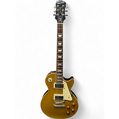 Used Epiphone Les Paul Gold Top Gold Solid Body Electric Guitar
