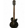 Used Epiphone Les Paul Gothic satin black Solid Body Electric Guitar satin black