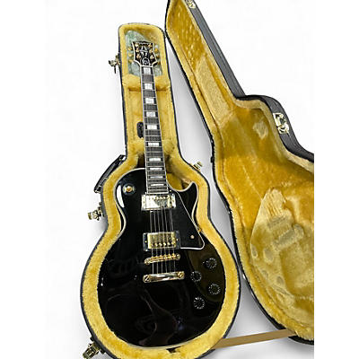 Used Epiphone Les Paul IGC Custom Black Solid Body Electric Guitar
