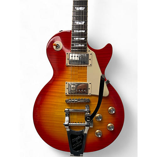 Used Epiphone Les Paul Joe Bonamassa With added Bigsby Cherry Sunburst Solid Body Electric Guitar Cherry Sunburst