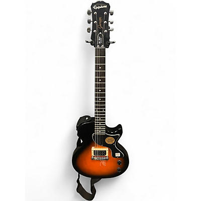 Used Epiphone Les Paul Junior 2 Color Sunburst Solid Body Electric Guitar
