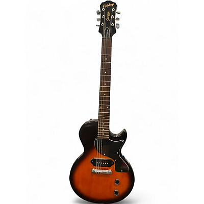 Used Epiphone Les Paul Junior 2 Color Sunburst Solid Body Electric Guitar