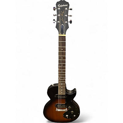 Used Epiphone Les Paul Junior 2 Color Sunburst Solid Body Electric Guitar