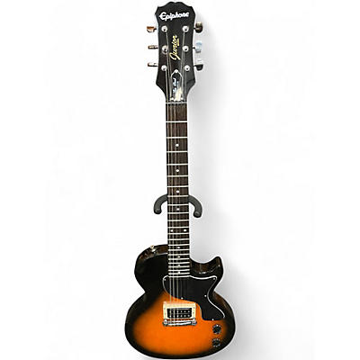 Used Epiphone Les Paul Junior 2 Color Sunburst Solid Body Electric Guitar