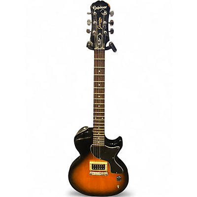 Used Epiphone Les Paul Junior 2 Color Sunburst Solid Body Electric Guitar