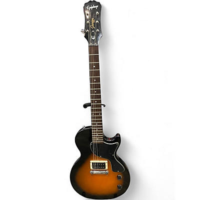 Used Epiphone Les Paul Junior 2 Color Sunburst Solid Body Electric Guitar