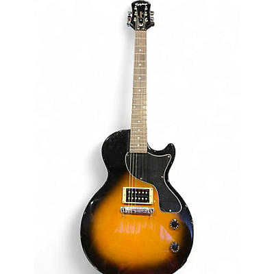 Used Epiphone Les Paul Junior 2 Tone Sunburst Solid Body Electric Guitar