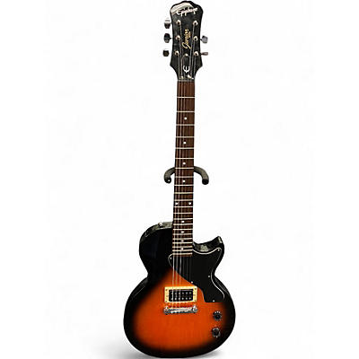 Used Epiphone Les Paul Junior 2 Tone Sunburst Solid Body Electric Guitar