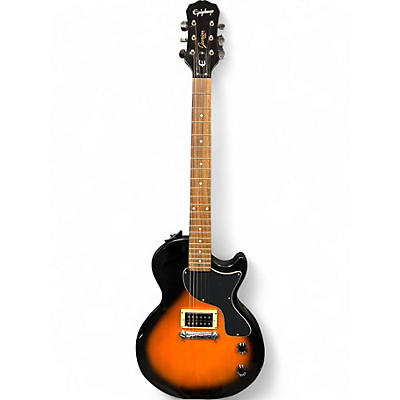 Used Epiphone Les Paul Junior 2 Tone Sunburst Solid Body Electric Guitar