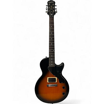 Used Epiphone Les Paul Junior 2 Tone Sunburst Solid Body Electric Guitar