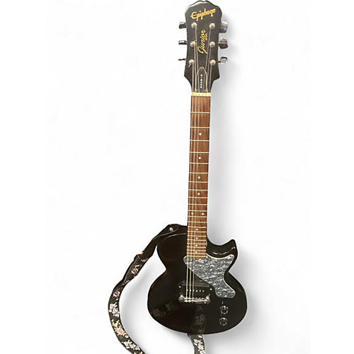 Used Epiphone Les Paul Junior Black Solid Body Electric Guitar Black