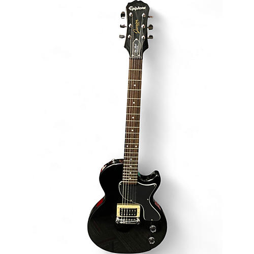 Used Epiphone Les Paul Junior Black Solid Body Electric Guitar Black