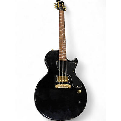 Used Epiphone Les Paul Junior Black and Gold Solid Body Electric Guitar