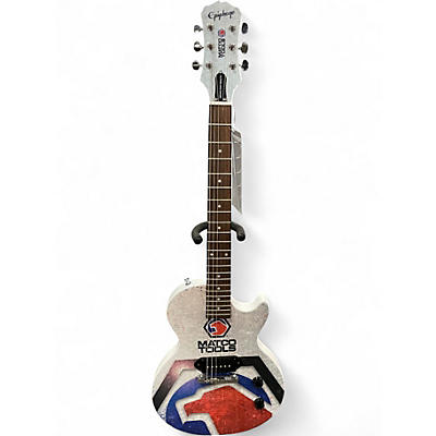 Used Epiphone Les Paul Junior Matco Tool Edition White Matco Tools Edition Solid Body Electric Guitar