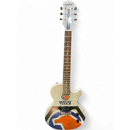 Used Epiphone Les Paul Junior Matco Tool Edition White Matco Tools Edition White Solid Body Electric Guitar White