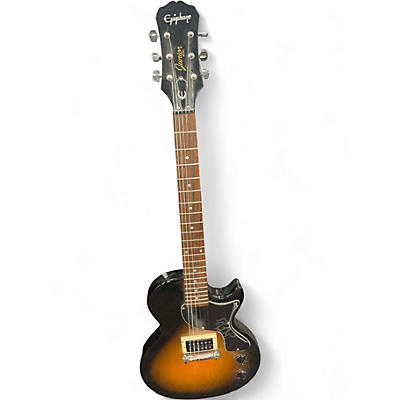 Used Epiphone Les Paul Junior Single Cut 2 Color Sunburst Solid Body Electric Guitar