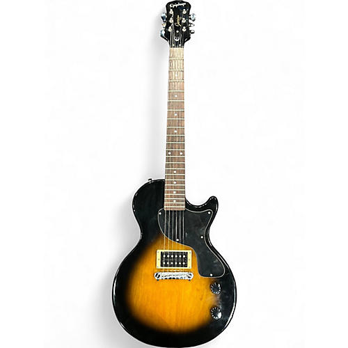 Used Epiphone Les Paul Junior Single Cut 2 Tone Sunburst Solid Body Electric Guitar 2 Tone Sunburst