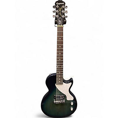 Used Epiphone Les Paul Junior Single Cut Blue Burst Solid Body Electric Guitar