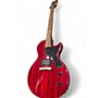 Used Epiphone Les Paul Junior Trans Crimson Red Solid Body Electric Guitar Trans Crimson Red