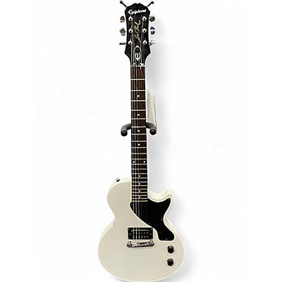 Used Epiphone Les Paul Junior WHITE Solid Body Electric Guitar