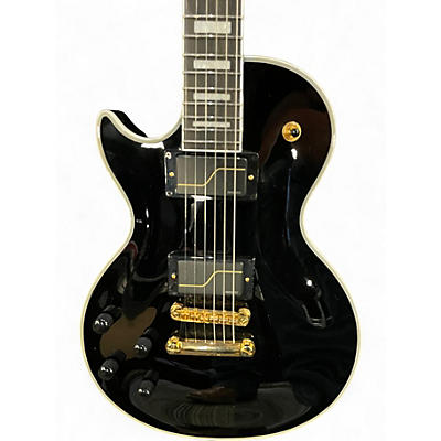 Used Epiphone Les Paul MKH ORIGINS CUSTOM Black and Gold Electric Guitar