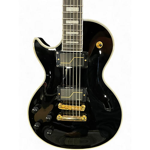 Used Epiphone Les Paul MKH ORIGINS CUSTOM Black and Gold Electric Guitar Black and Gold