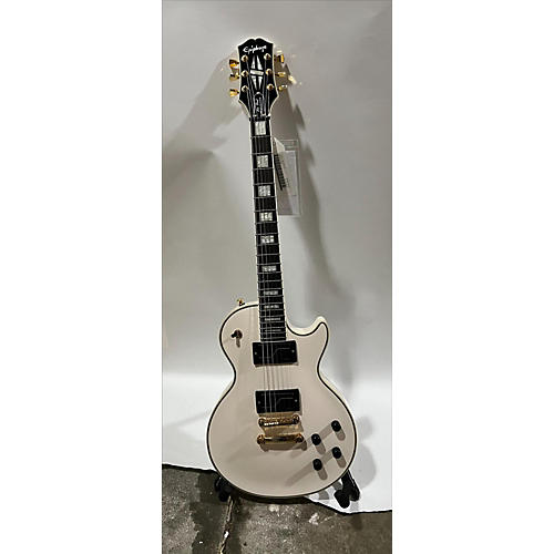 Epiphone Used Epiphone Les Paul MKH Olympic Pearl Solid Body Electric Guitar Olympic Pearl